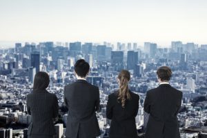 打ち合わせしてる様子